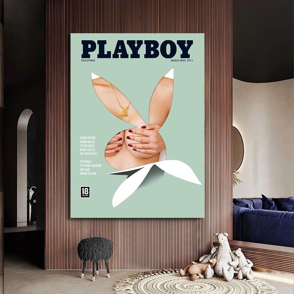 Картина PlayBoy, картина голая девушка, 30х40 см. #1