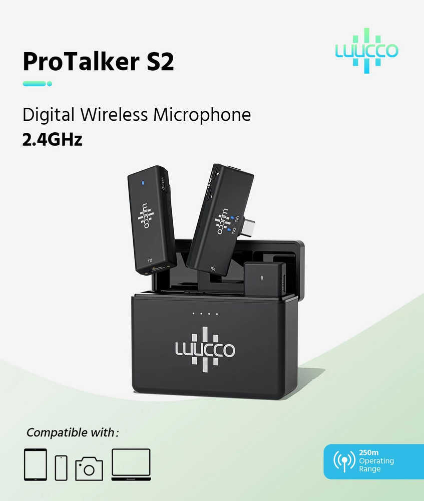 Luucco ProTalker S2 компактная беспроводная микрофонная система  #1