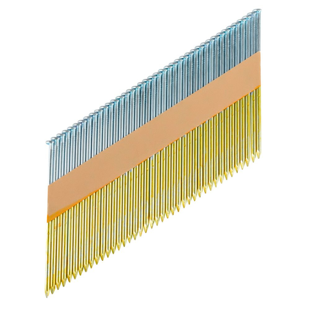 Реечные гвозди для пневматического нейлера 34 градус 3,05х90 мм гладкие оцинкованные 2500 шт  #1