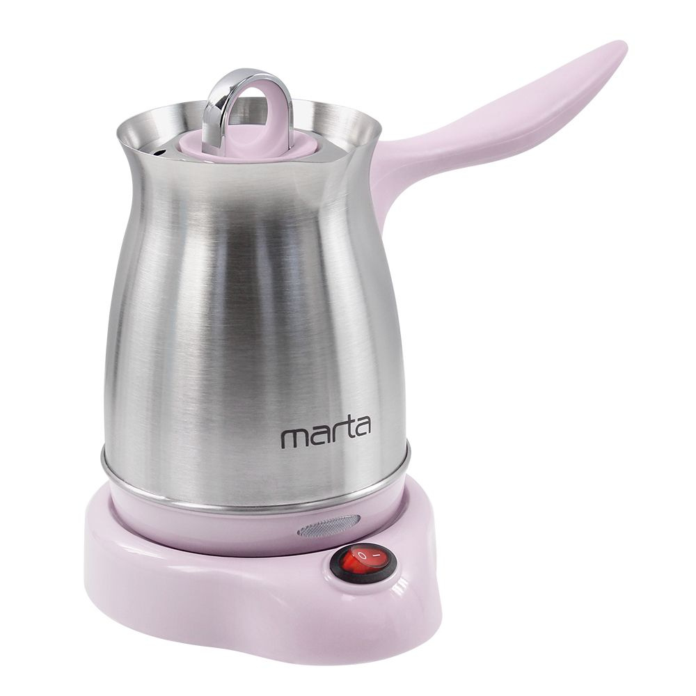 Турка для кофе MARTA MT-2142/ турка электрическая нерж. сталь 500 мл, розовый  #1