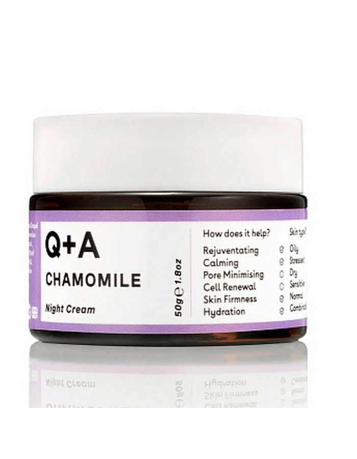 Ночной крем для лица CHAMOMILE 50 гр Q+A CHAMOMILE Night Cream - 1 шт #1