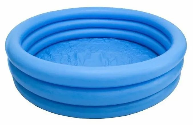 Бассейн надувной детский Intex 59416 Crystal Blue (114х25 см) #1