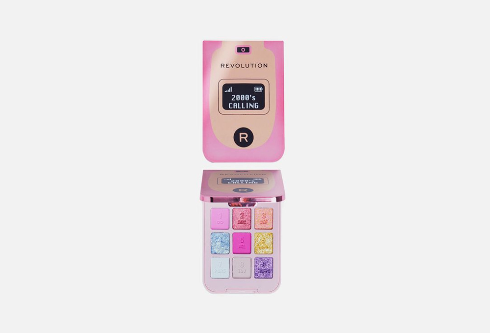 ПАЛЕТКА ТЕНЕЙ ДЛЯ ВЕК MakeUp Revolution Y2K Baby Flip Phone Palette, 3.6 мл #1