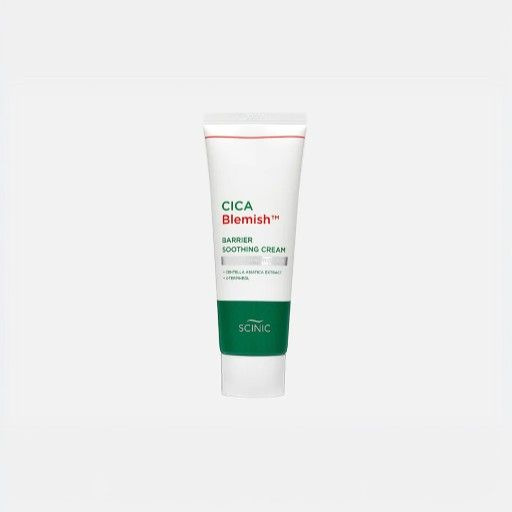 SCINIC успокаивающий крем для лица с центеллой азиатской CICA BLEMISH BARRIER SOOTHING CREAM  #1