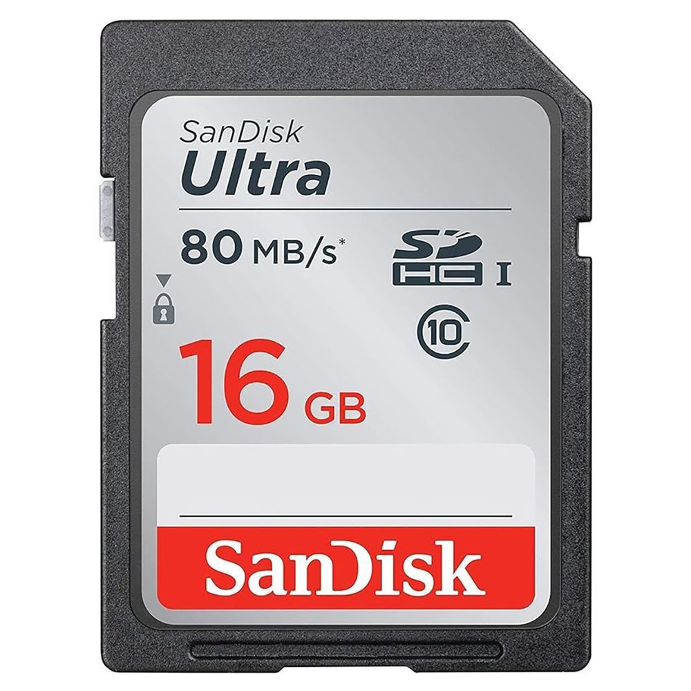 Карта памяти SanDisk Ultra 16GB SDHC(SDSDUNC-016G-GN6IN) #1