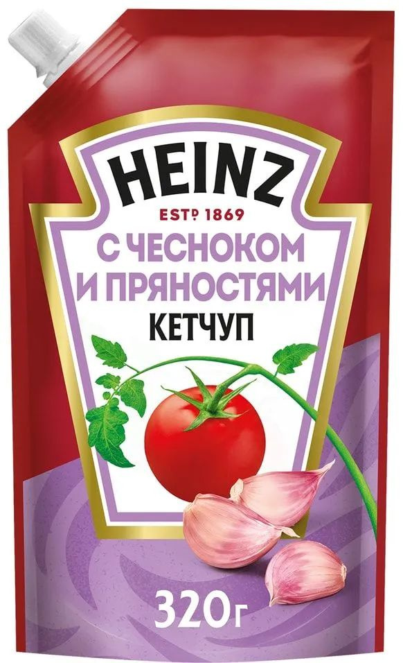 Heinz Кетчуп с Чесноком 320 гр #1