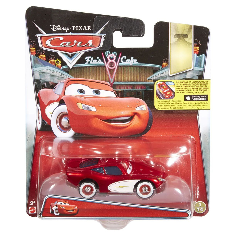 Литые машинки Mattel Bhp22 Тачки 2 Cruisin Lightning McQueen #1