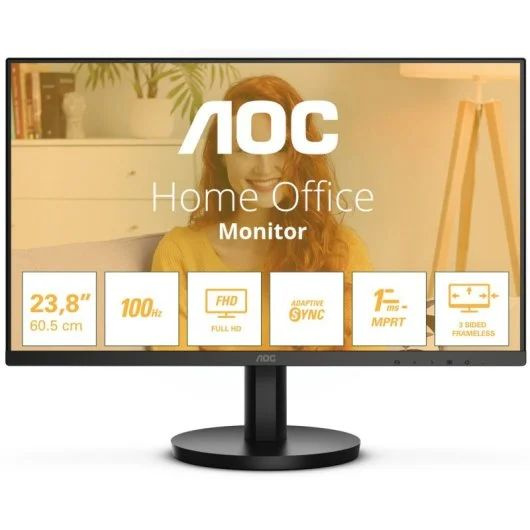 AOC 24" Монитор 24B3HMA2, черный #1