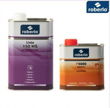 Roberlo 2K UNIX 150HS Лак полиуретановый+Отвердитель P5000 стандарт 1л.+0,5л.  #1