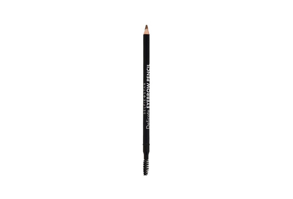 Карандаш для бровей с щеточкой Selfie Star Delicate Eyebrow pencil with spiral brush  #1