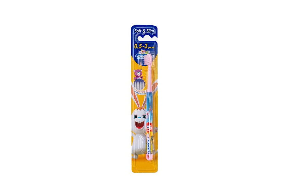 Зубная щетка для детей от 0,5 до 3 лет Lion Kodomo Soft & Slim Toothbrush 1.5-3 years  #1