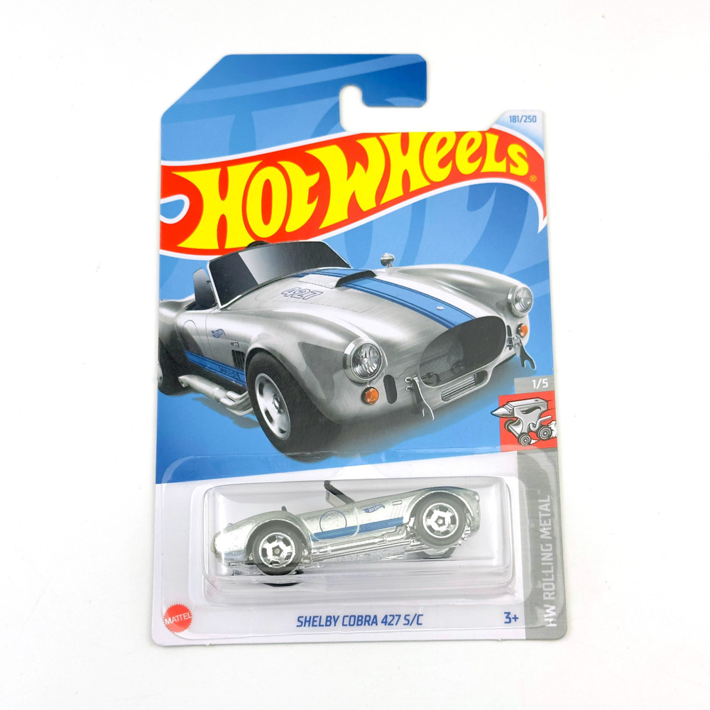 Машинка коллекционная Mattel Hot Wheels 2024 C4982 Shelby Cobra 427 S/c #1