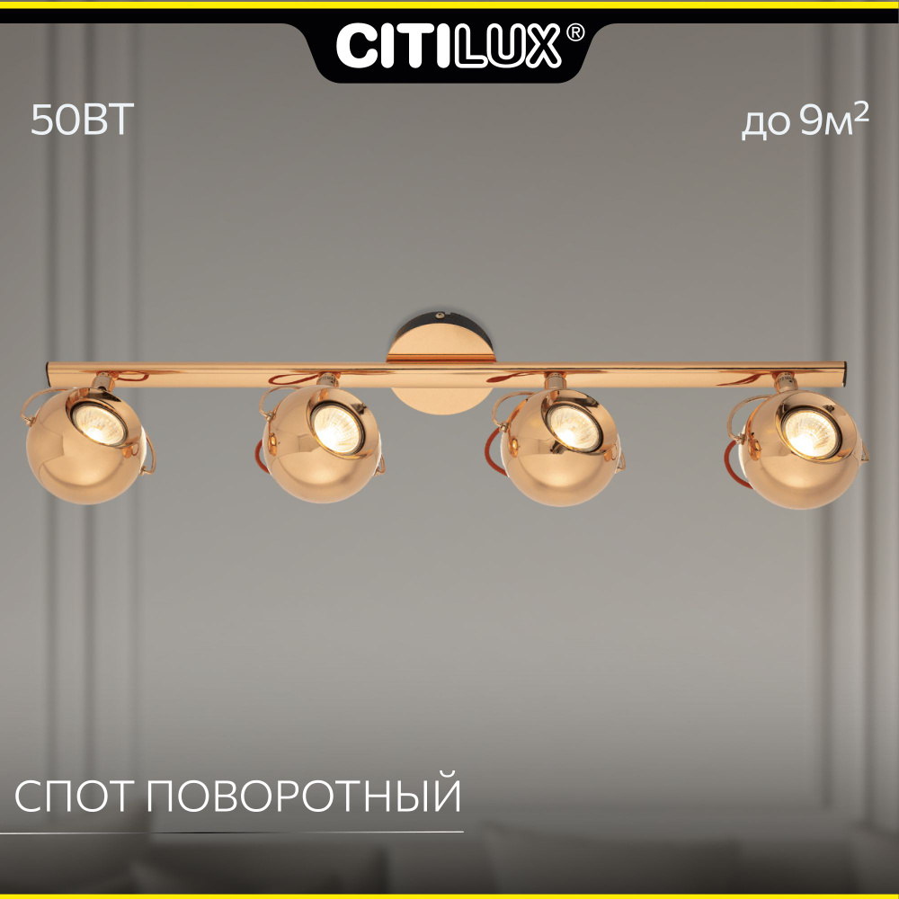 Спот Citilux Сфера CL532543 поворотный Медь #1