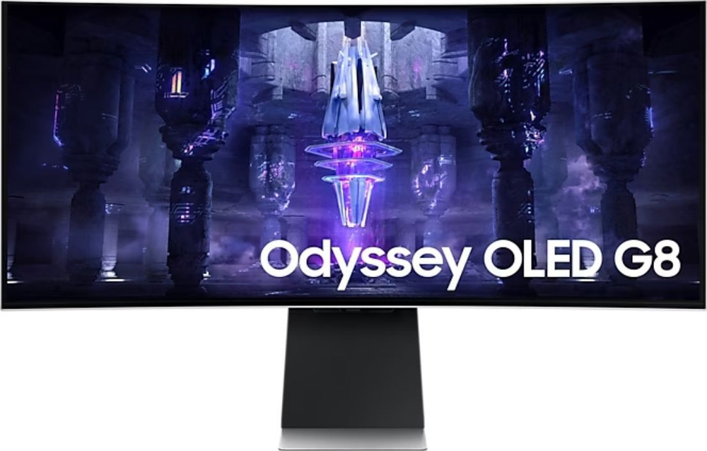 Samsung 34" Монитор Odyssey OLED G8 LS34BG850SIXCI, серебристый #1