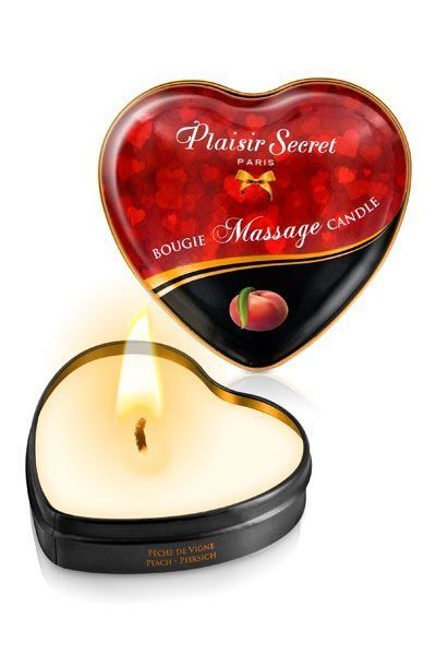 Массажная свеча с ароматом персика Bougie Massage Candle - 35 мл. #1