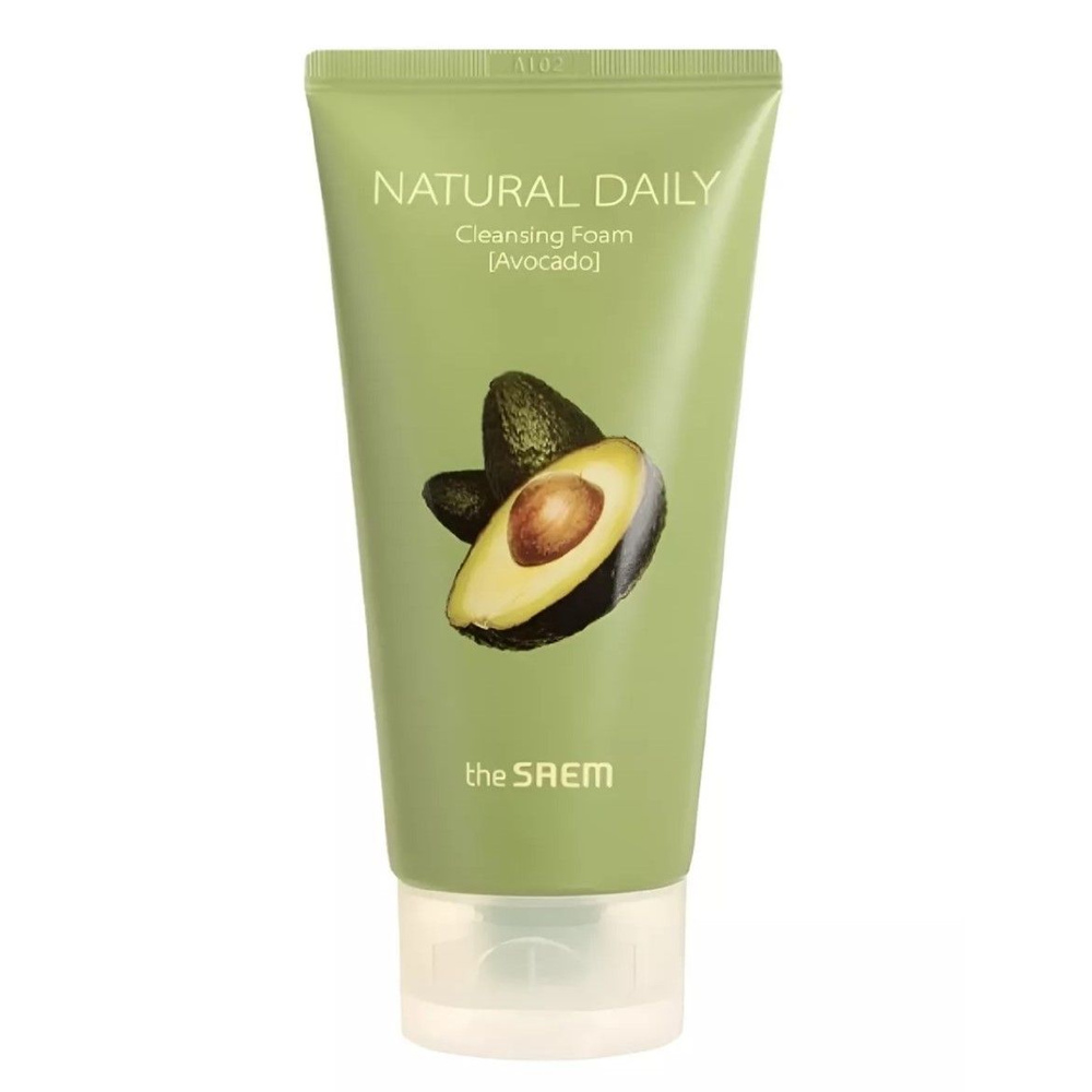 The Saem Пенка для умывания с экстрактом авокадо Natural Daily Cleansing Foam Avocado, 150 мл  #1