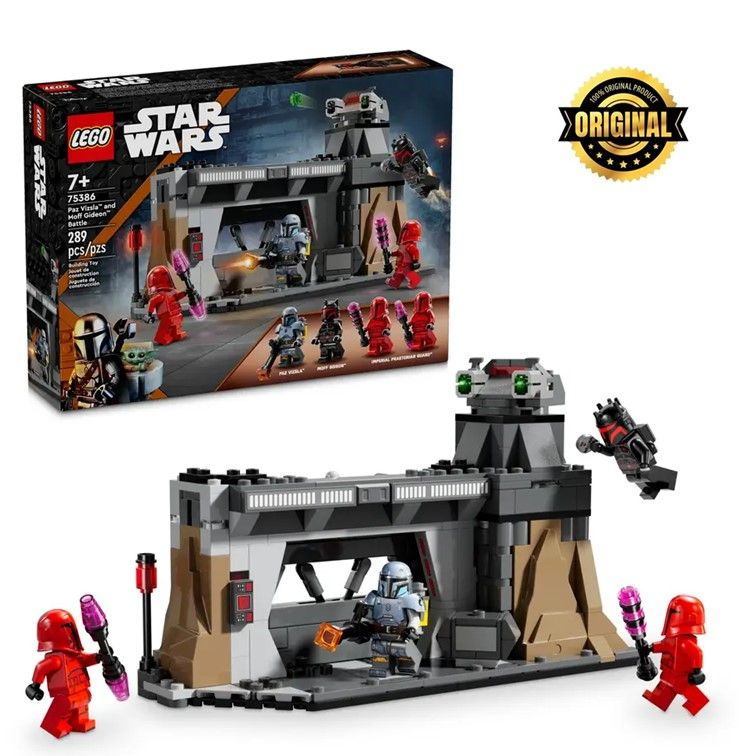 75386 Конструктор LEGO Star Wars Paz Vizsla and Moff Gideon Battle Битва Паз Визслы и Моффа Гидеона 289 #1