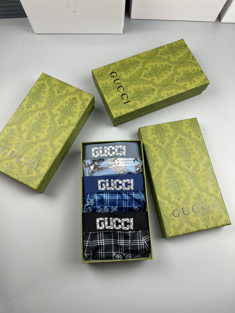 Трусы боксеры Gucci, 3 шт #1