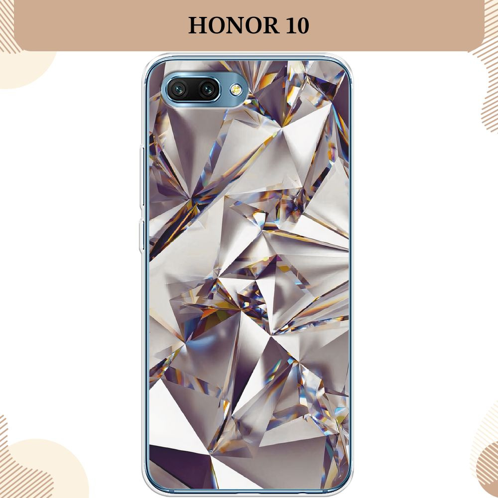 Силиконовый чехол на Honor 10 / Хонор 10, Бриллианты #1