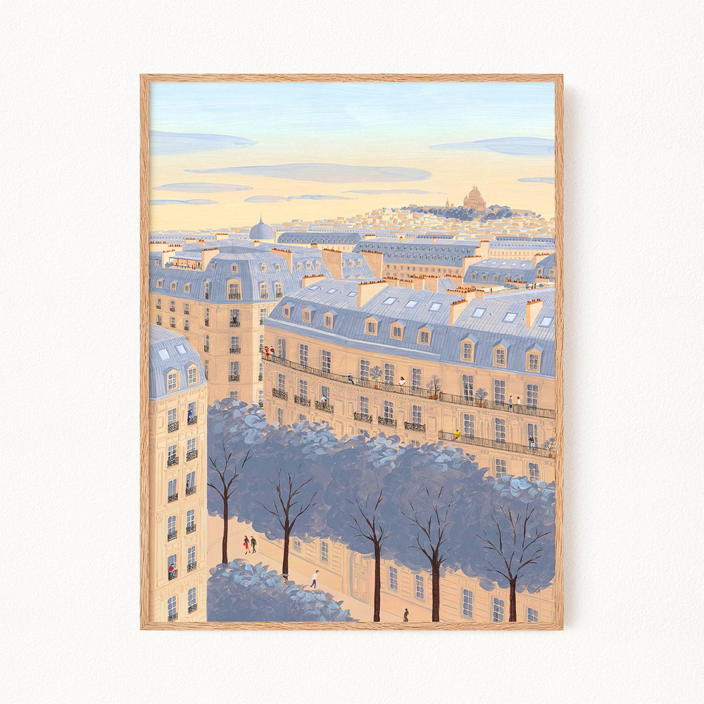 Постер "Les Toits de Paris No1", 50х70 см #1