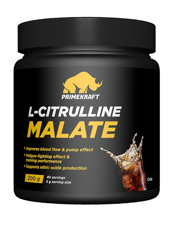 Аминокислота L-Citrulline Malate Prime Kraft (Прайм Крафт) - Кола, банка 200 гр  #1