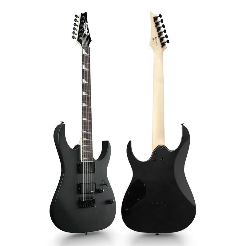 IBANEZ GIO GRG121DX-BKF BLACK FLAT электрогитара, цвет чёрный матовый #1