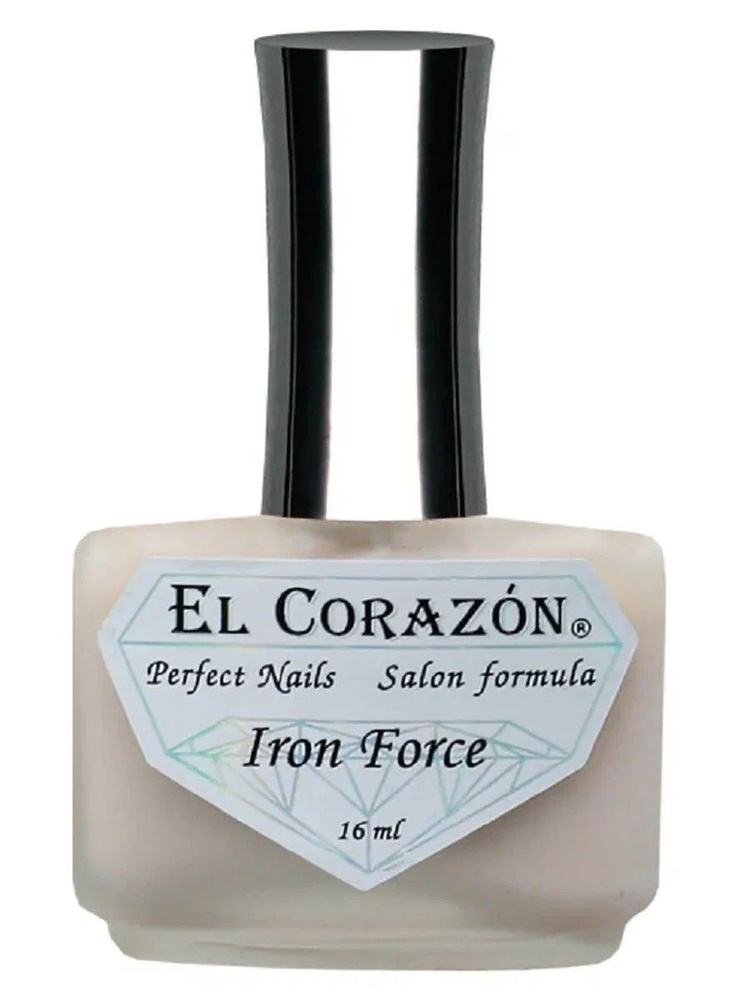 El Corazon 432 Лечебное средство для ногтей Эль Коразон железная сила Iron Force матовый  #1