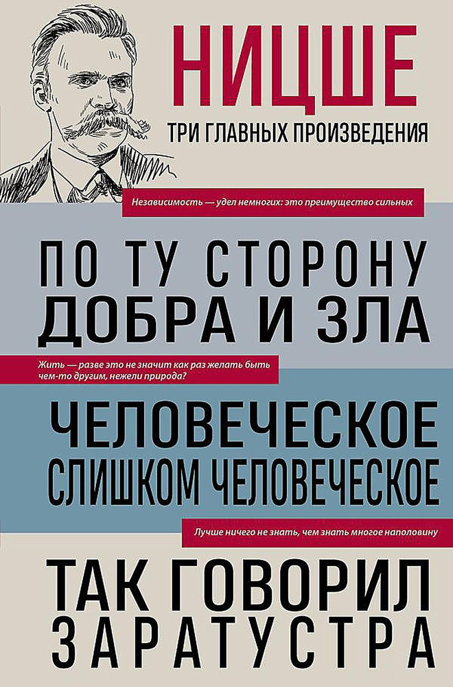 Фридрих Ницше. По ту сторону добра и зла. Человеческое, слишком человеческое. Так говорил Заратустра #1