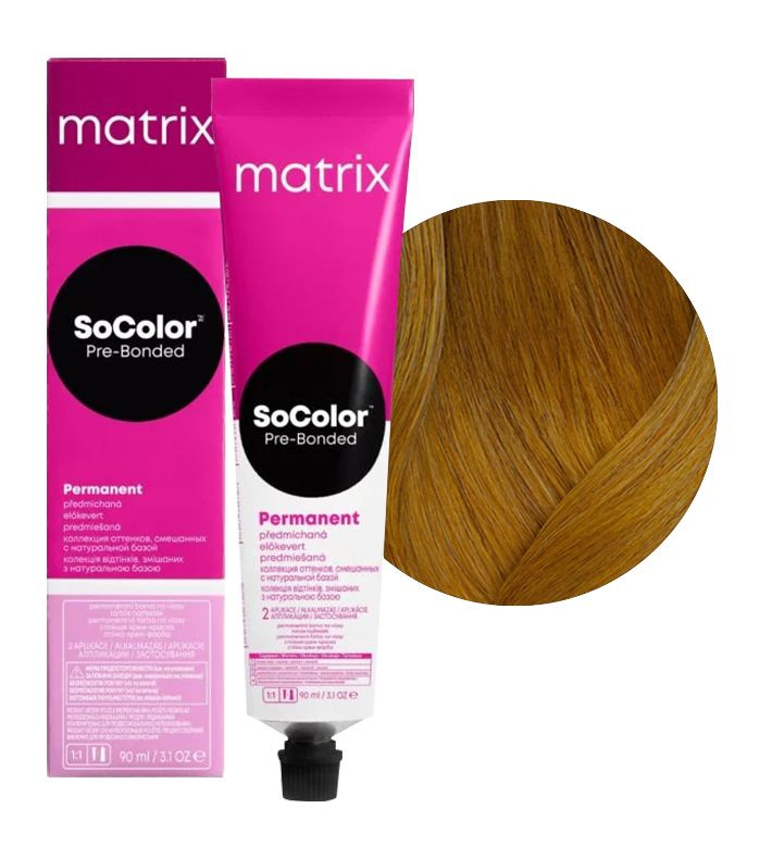 Краска для волос Matrix SoColor Pre-Bonded 9G очень светлый блондин золотистый 90 мл  #1