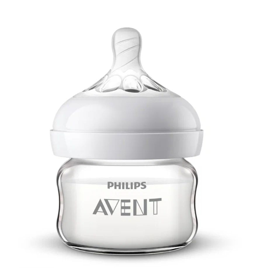 Стеклянная Детская Бутылочка Philips Avent 60мл, 0м+ SCF677/13 #1