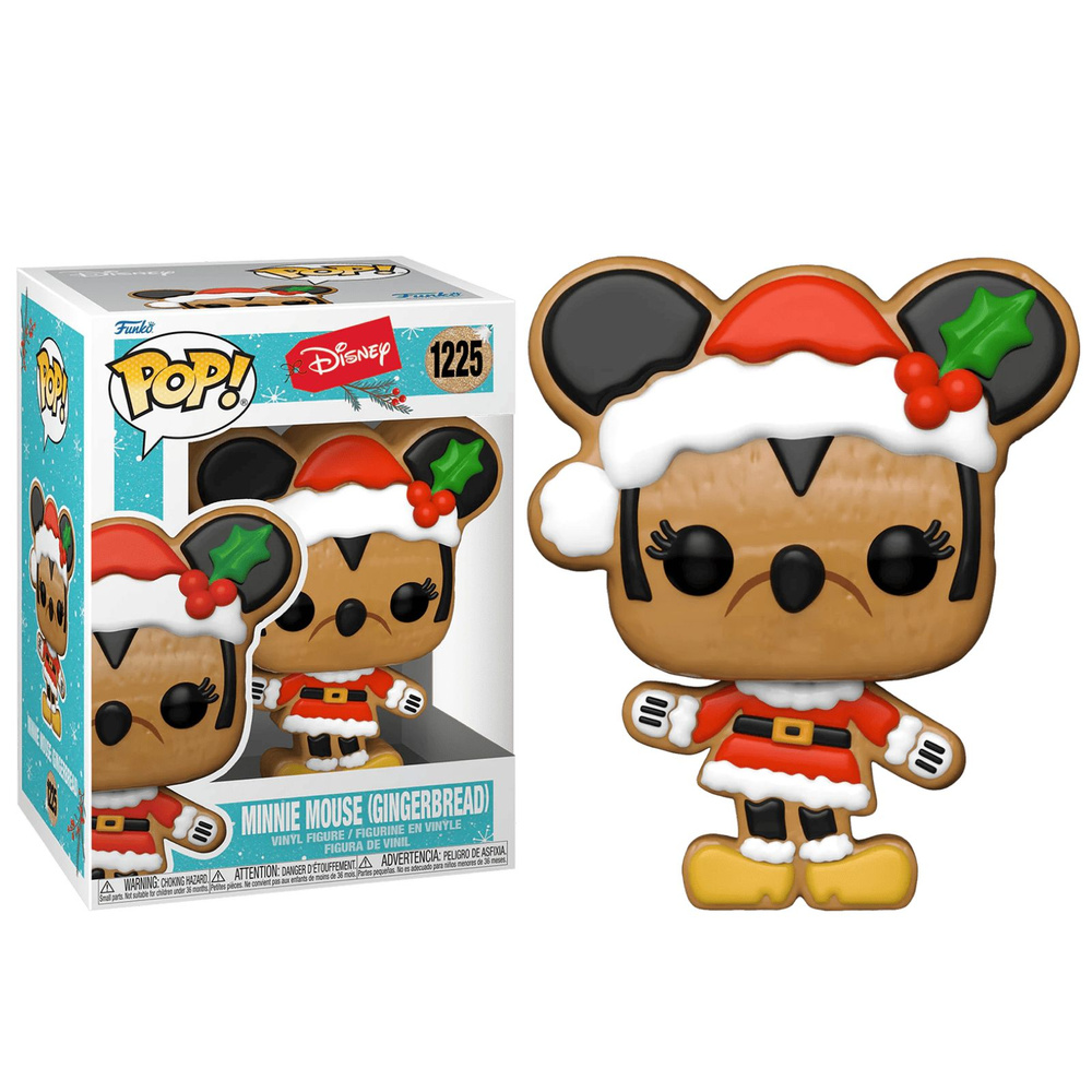 Фигурка Funko POP Minnie Mouse Gingerbread Holiday из мультиков Disney 1225 #1