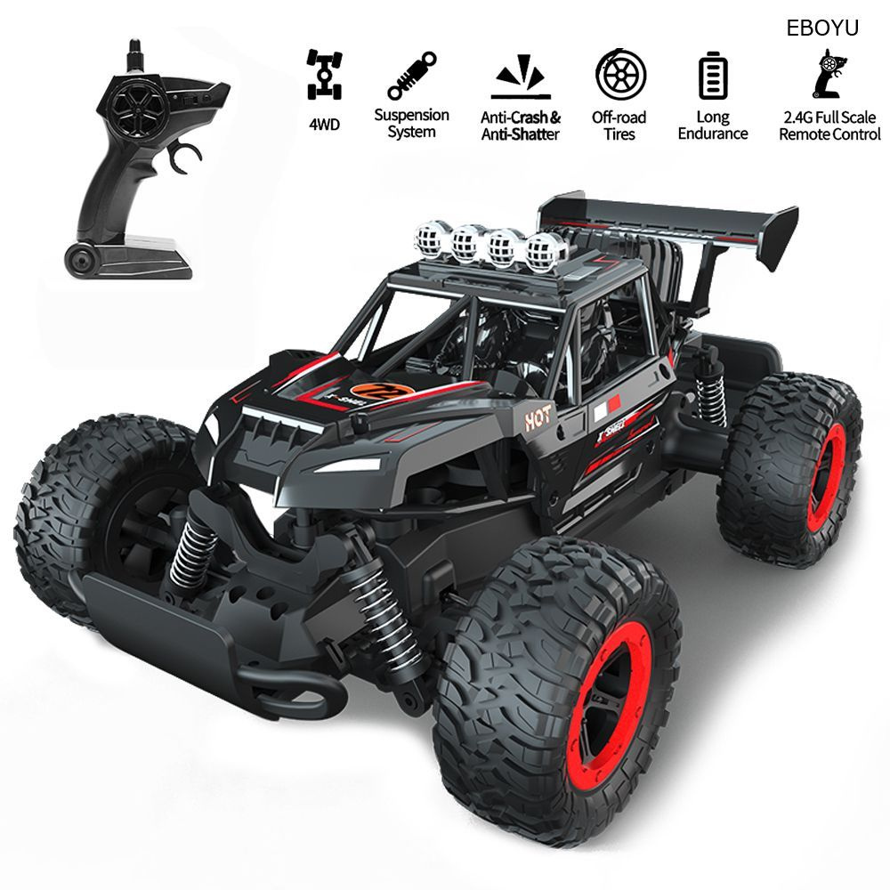 Автомобиль с дистанционным управлением JJRC Q102 RC Car 2,4 ГГц 4WD 25 км/ч Высокая скорость Большие #1