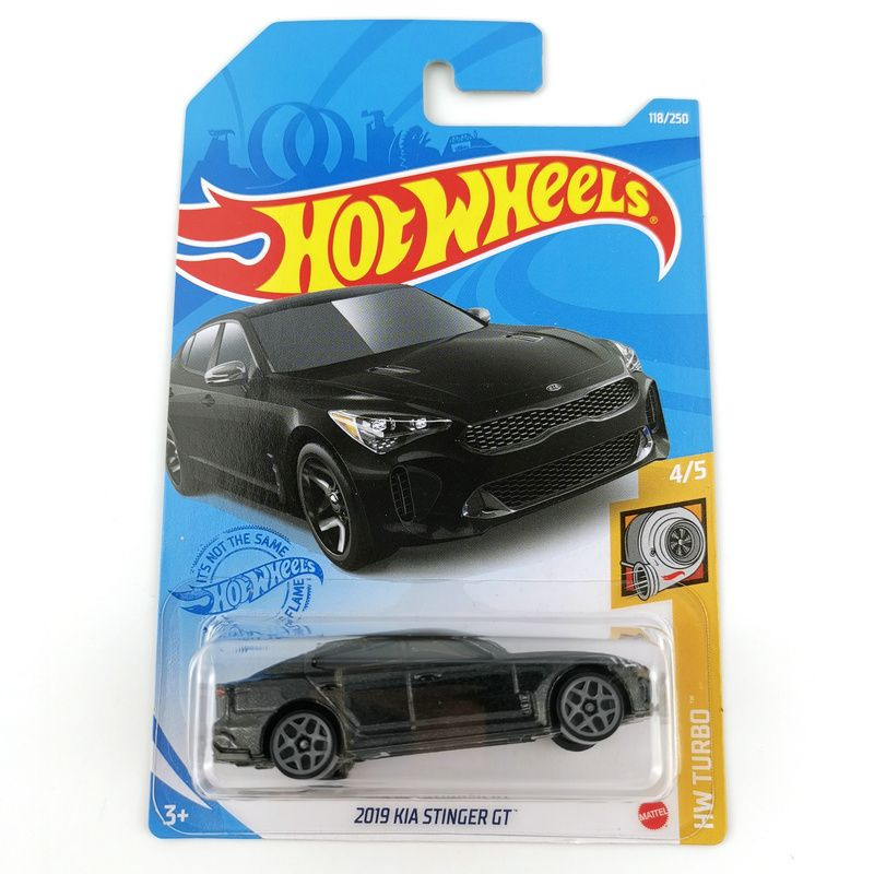 Машинка Mattel Hot Wheels 2021 C4982 2019 Kia Stinger Gt Black #1