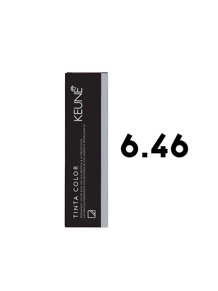 Keune Tinta Color 6.46 - Стойкая краска для волос темный медно-красный блондин 60 мл  #1