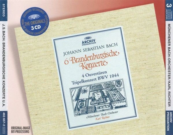 Audio CD (компакт-диск) Bach Johann Sebastian 6 Brandenburgische Konzerte 2002 3 CD #1