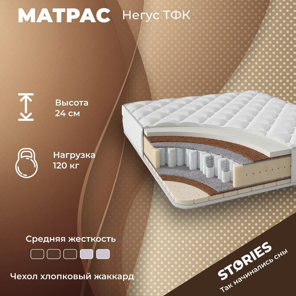 Stories Матрас Негус ТФК, Независимые пружины, 180х190 см #1