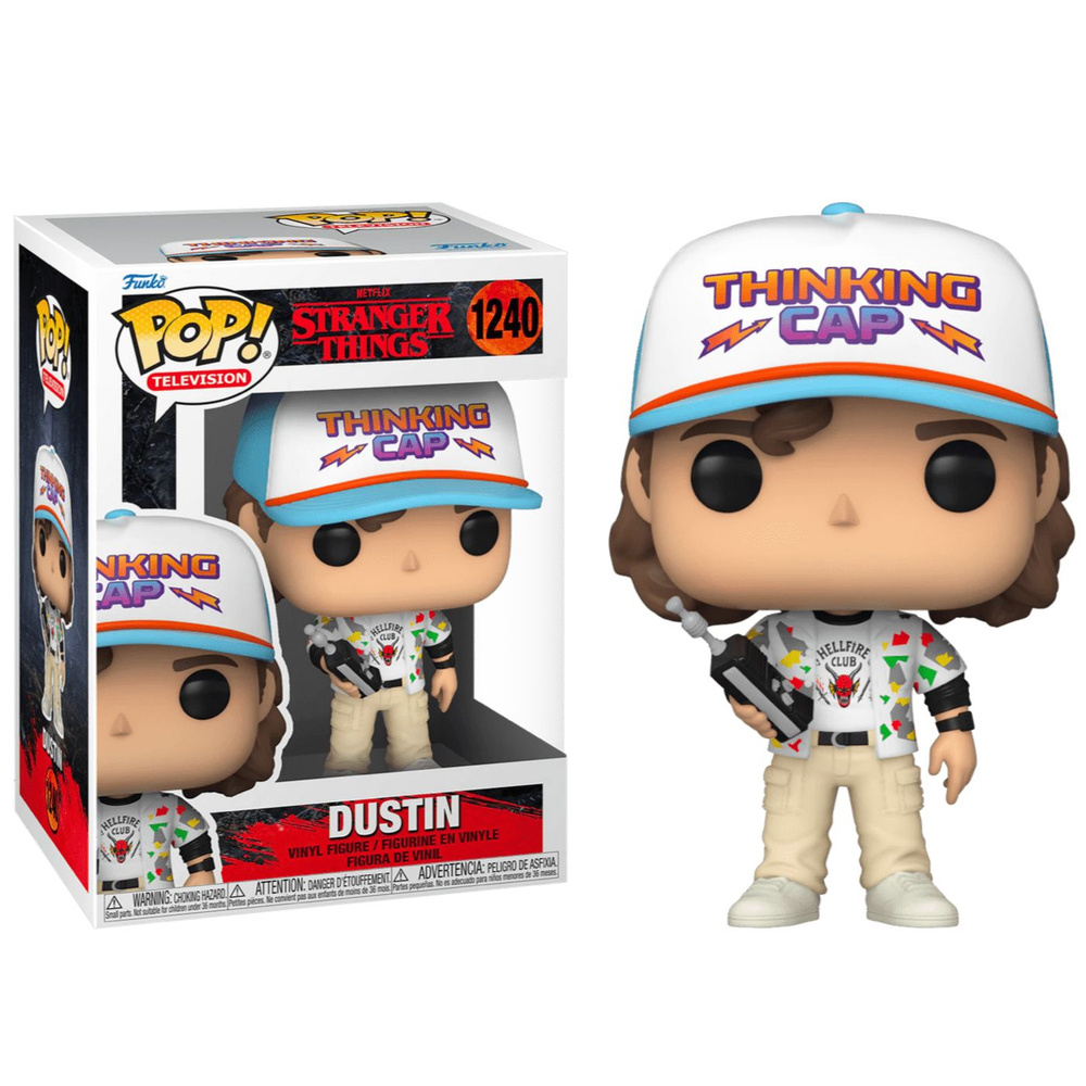 Фигурка Funko Pop! Stranger Things: Dustin Season 4 (Фанко Поп Дастин из сериала Очень странные дела) #1