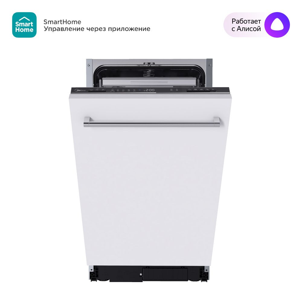 Midea Встраиваемая посудомоечная машина MID45S340i, белый #1