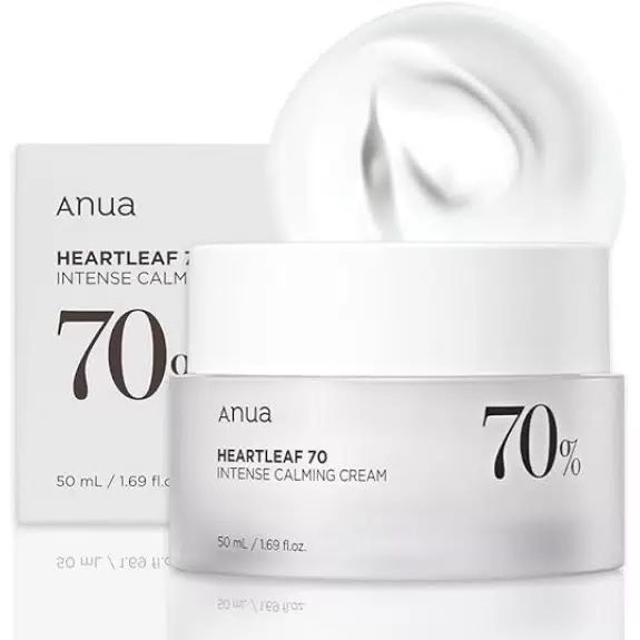 Интенсивный барьерный крем на основе хауттюйнии Anua Heartleaf 70% Intense Calming Cream  #1