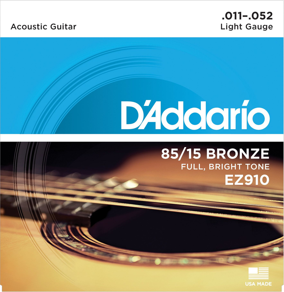 D'ADDARIO EZ910, Струны для акустической гитары 11-52 #1