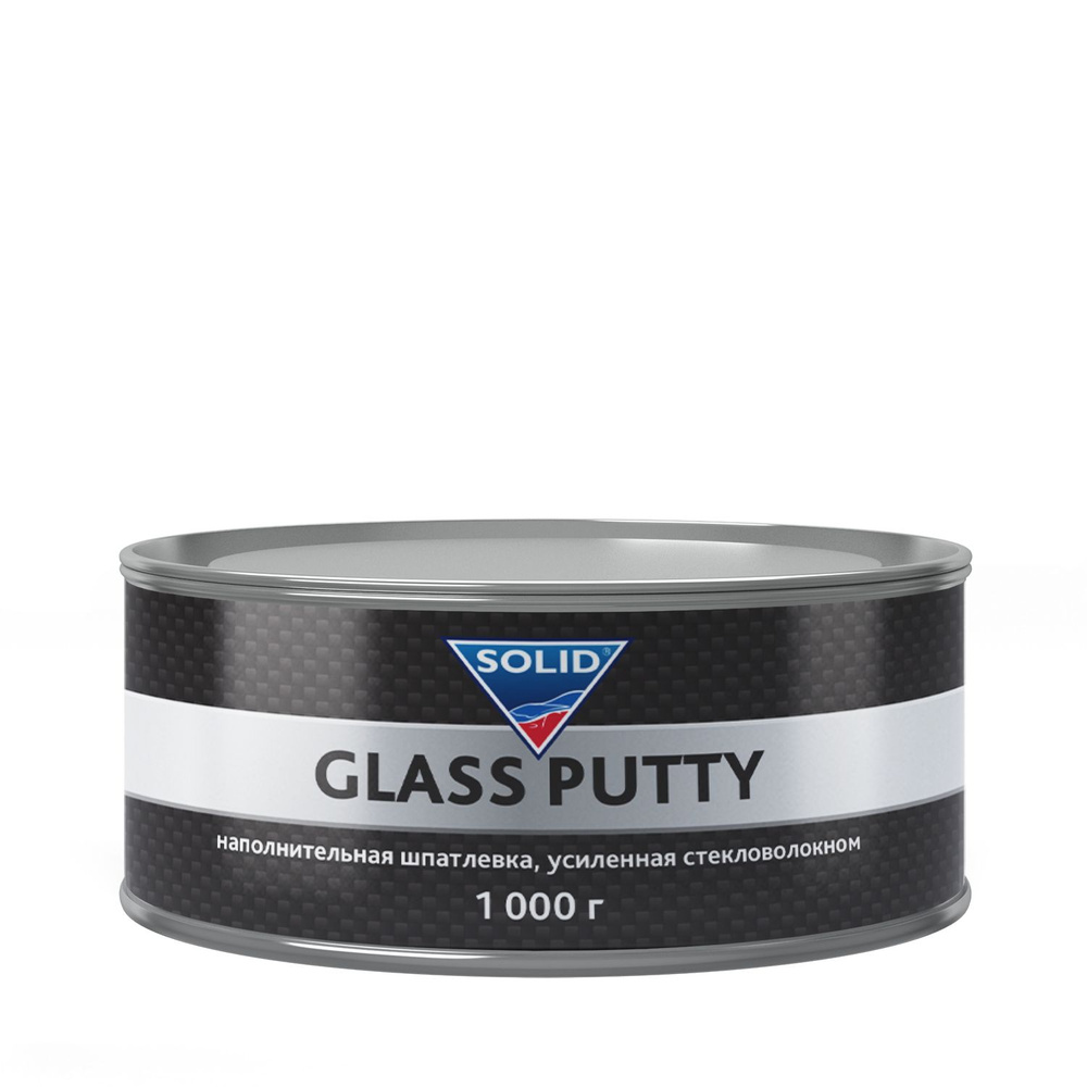 Шпатлевка автомобильная наполнительная, усиленная стекловолокном SOLID PROFESSIONAL LINE GLASS PUTTY #1