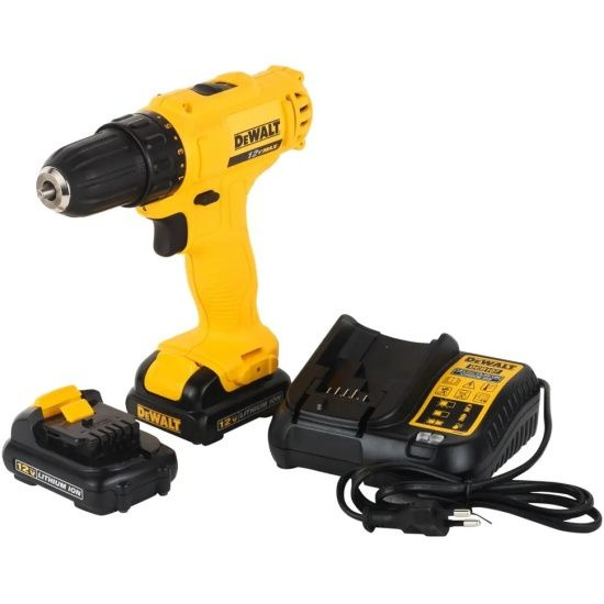 Дрель-шуруповерт аккумуляторная DeWALT DCD700D2 #1