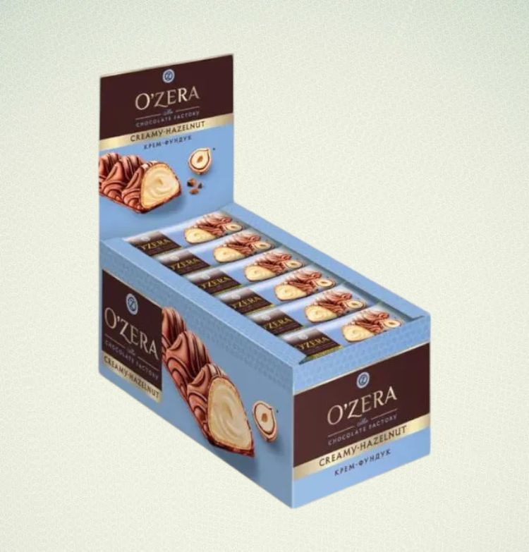 OZera, батончик Creamy-Hazelnut,24 шт по 23 г #1