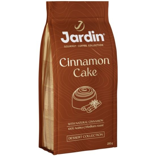 Кофе молотый 200 г "Cinnamon Cake" Jardin ароматизированный, 1 упаковка  #1