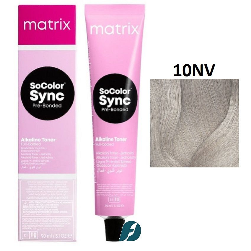 Matrix SoColor Sync 10NV Краситель для волос тон-в-тон Очень-очень светлый блондин Натуральный Перламутровый, #1