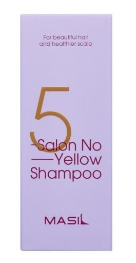 MASIL Тонирующий шампунь для осветлённых волос против желтизны 5 Salon No Yellow Shampoo, 50 мл  #1