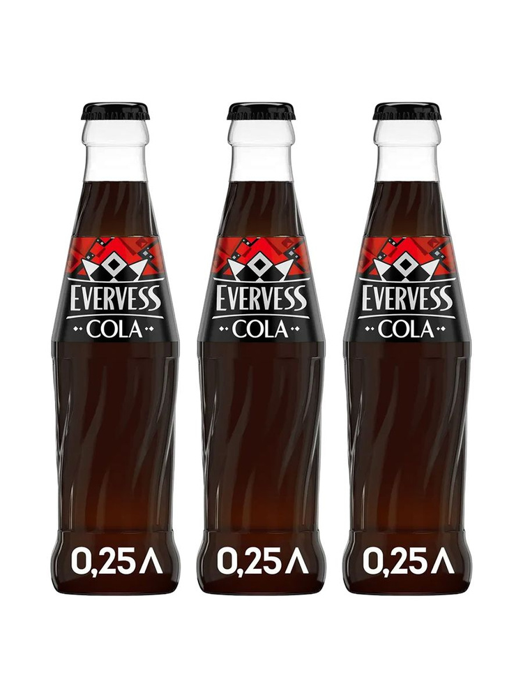 Газированный напиток Evervess Cola, 3 шт x 250 мл #1