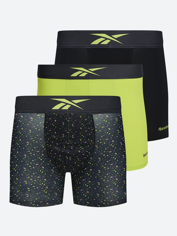 Комплект трусов Reebok Mens RBK Sports Trunks TRAINER 3PK, 3 шт #1