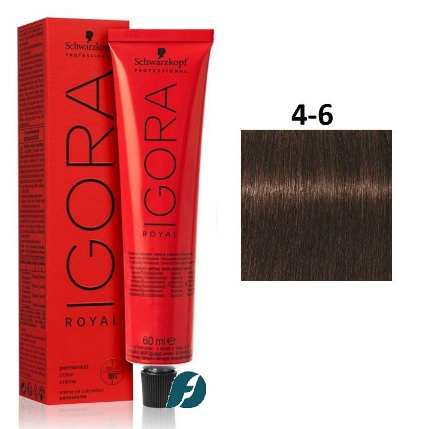 Schwarzkopf Professional Igora Royal 4-6 Крем-краска для волос, 60 мл #1