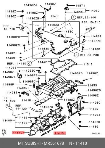 Прокл.вп.колл.MITSUBISHI GALANT (EA)/ PAJERO #1